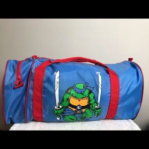 Vintage 1988  Ninja Turtles TMNT Duffel Bag Leo!!
